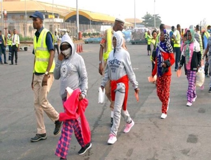 Illegal Migrants Deported to Nigeria 